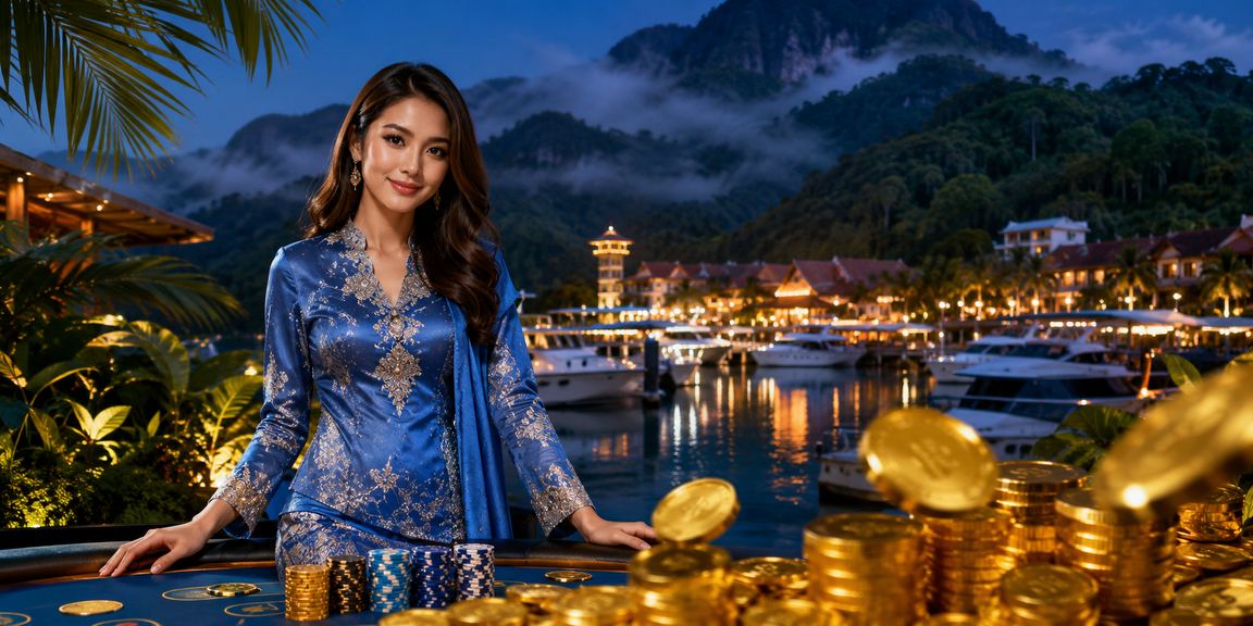 Pengguna 711 di Langkawi menerima cashback bonus sambil berbaju kurung