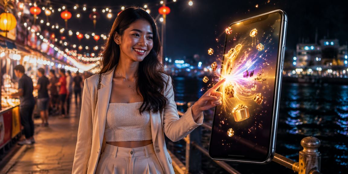 Pengguna Malaysia melayari kasino dalam talian melalui telefon bimbit